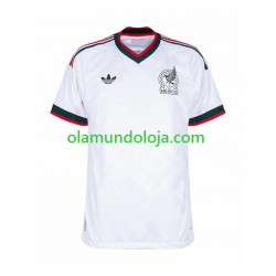 Camisola México Homem Equipamento Segundo Copa do Mundo 2026 Manga Curta